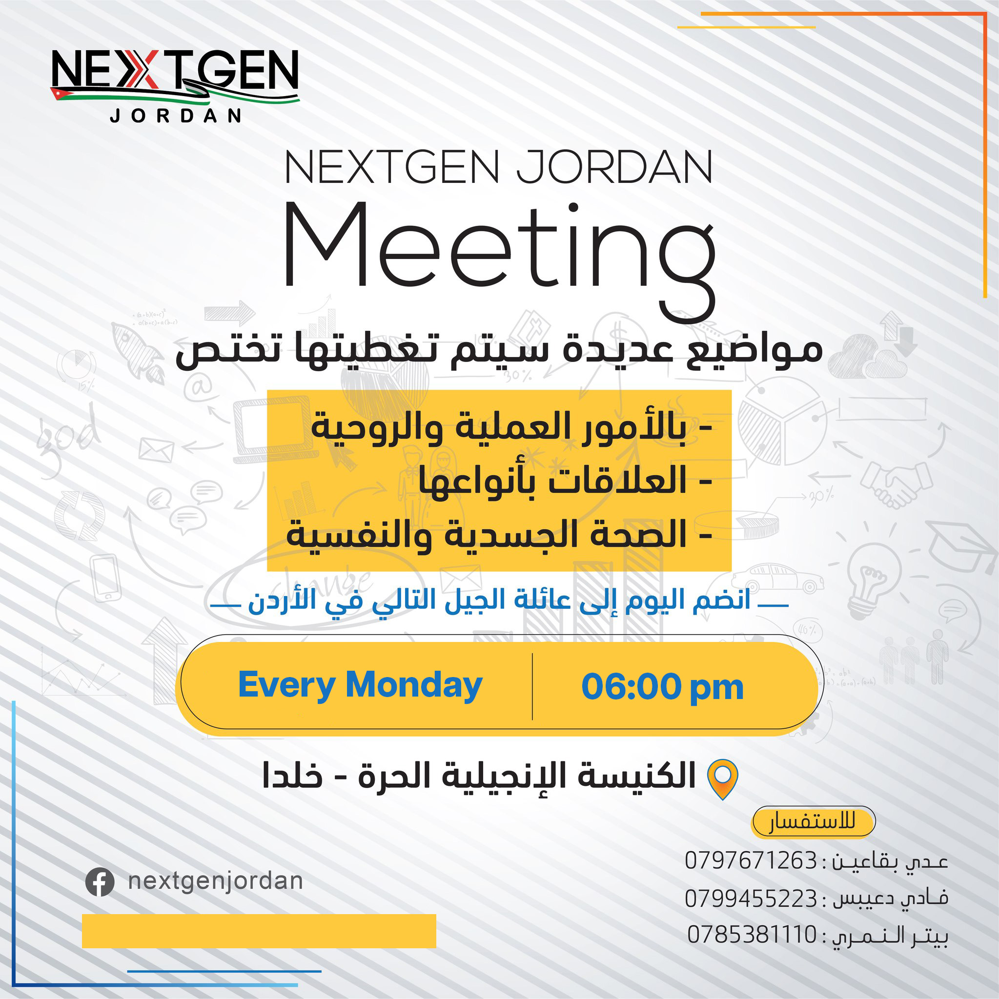 Nextgen Jordan Weekly Meeting